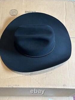 Stetson Lariat Cowboy Hat Size 7 in Black