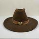 Stetson Men Vasquez Sport Hat 4x Beaver Western Brown Size 7 Cowboy Vintage Hats