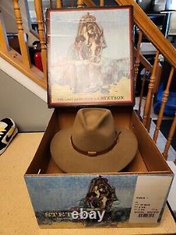 Stetson Men's 5X Catera Fur Felt Cowboy Hat SFCTRA-40321272 Bark Size 7 1/4