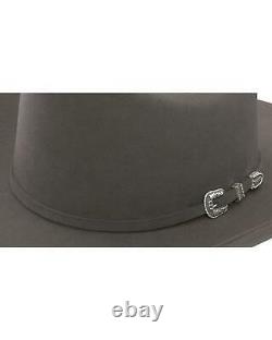 Stetson Men's 6X Skyline Granite Fur Felt Cowboy Hat SFSKYL-754049 Granite