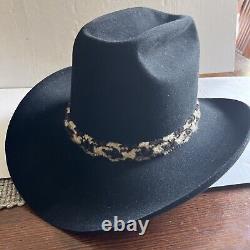 Stetson New 3X Beaver Felt Wool Cowboy Hat