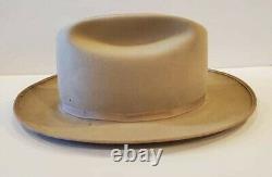 Stetson Open Road 6X Fur Felt Cowboy Hat Silverbelly 7 3/8