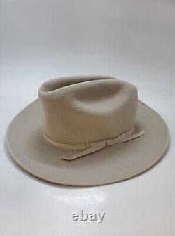 Stetson Open Road 6X Fur Felt Cowboy Silverbelly Hat Size 7