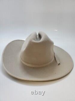 Stetson Open Road 6X Fur Felt Cowboy Silverbelly Hat Size 7