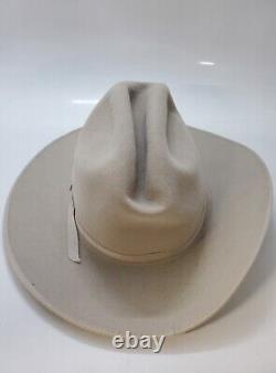 Stetson Open Road 6X Fur Felt Cowboy Silverbelly Hat Size 7