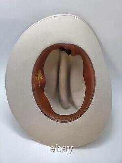 Stetson Open Road 6X Fur Felt Cowboy Silverbelly Hat Size 7