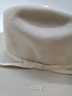 Stetson Open Road 6X Fur Felt Cowboy Silverbelly Hat Size 7