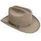 Stetson Open Road Hat Size 7 (56) Western Cowboy 4x Beaver Silver Belly Vintage