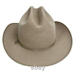 Stetson Open Road Hat Size 7 (56) Western Cowboy 4X Beaver Silver Belly Vintage