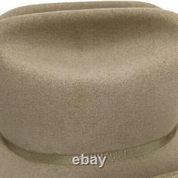 Stetson Open Road Hat Size 7 (56) Western Cowboy 4X Beaver Silver Belly Vintage