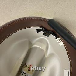Stetson Open Road Western Cowboy Hat 61 Silver Belly 4X Beaver Sz 7 1/8L With Box