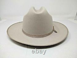 Stetson Open Road Western Hat 4X Beaver Silverbelly 7 1/4 Mint Condition