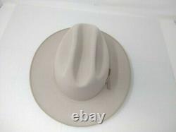 Stetson Open Road Western Hat 4X Beaver Silverbelly 7 1/4 Mint Condition