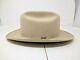 Stetson Open Road Western Hat 7x Beaver 7 1/4 Silverbelly With Original Box
