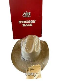 Stetson RANCHER CREAM BEAVER Hat Size 7 3/8 BRIM3.5 Quality 6XB