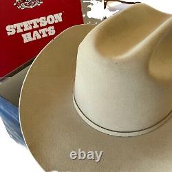 Stetson RANCHER CREAM BEAVER Hat Size 7 3/8 BRIM3.5 Quality 6XB