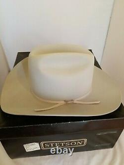 Stetson Rancher 10X Mist Grey Cowboy Western Hat Size 7-3/8 with Box