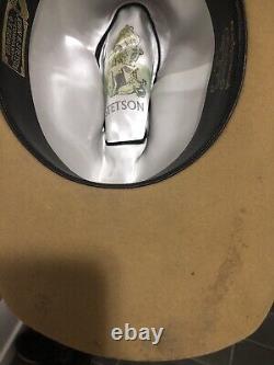 Stetson Rancher 4X Beaver Tan 6 7/8 Vintage Cowboy Hat and Original Box