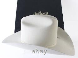 Stetson Rancher Mens Silver Belly Gray Beaver Fur Felt Cowboy Hat 20x 6 5/8 53cm