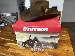 Stetson Rancher Premier Cowboy Hat 3X Beaver 7 1/8- Brown