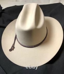 Stetson Rancher Western Hat 5X Beaver Light Mist Gray Sz 7 1/8