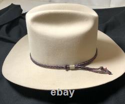 Stetson Rancher Western Hat 5X Beaver Light Mist Gray Sz 7 1/8