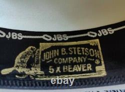 Stetson Range 5X Vintage Hat Size 7 1/4 Mist Grey