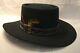 Stetson Revenger 4x Beaver Cowboy Western Hat, Black, 6-7/8, Vintage, Wf20525