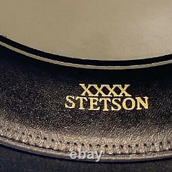 Stetson Revenger 4X Beaver Cowboy Western Hat, Black, 7-5/8, Vintage, F2080