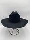 Stetson Skyline 6x Black 100% Pure Fur Felt Belted Cowboy Hat Men's Size 6 7/8