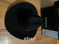 Stetson Shasta 10x Beaver Fur Felt Cowboy Hat Black