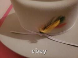Stetson Shasta Beige Cowboy Hat 4X Beaver New In Box 7 1/4