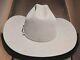 Stetson Silverbelly Shasta 59 10x White Beaver Hat With3 Pc Buckle Set 7 3/8