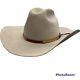 Stetson Size 7 1/8 Xxxx 4x Beaver Cowboy Hat Light Beige Leather Band Western