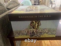 Stetson Skyline Silverbelly 6X Cowboy Hat Size 7.5 NICE