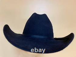 Stetson Stallion Cowboy Hat size 7 Black Beaver Style 400 brim with tags/box