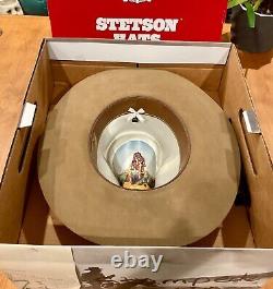 Stetson Stampede 4x Beaver 3.5 Brim Sz 71/4 Acorn Color Orig Box Estate