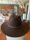 Stetson The Gun Club Pawnee 4x Chocolate Brown Beaver Felt Hat 7 3/4