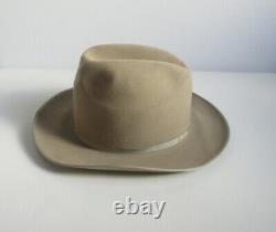 Stetson The Open Road 3X XXX Beaver Beige Hat Size 7 1/8