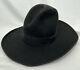 Stetson Tom Mix 4x Beaver 7 1/8 57 Cowboy Black Hat With Bow Excellent Condition
