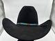 Stetson Western Cowboy Hat 4x Xxxx Beaver Fur F2026 Quill Felt Black Sz 7 1/4