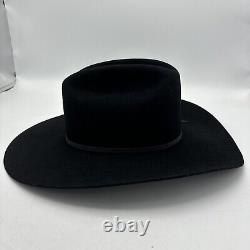 Stetson Western Cowboy Hat Size 7 Black Regular 4x Beaver