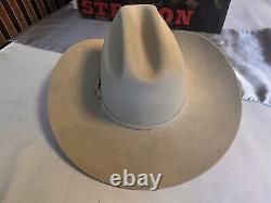 Stetson Western Hat 4X Beaver 61 Silverbelly 7 1/8 SCARCE La Favorable Taupe
