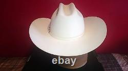Stetson Western Wear Cowboy 100x White El Presidente Beaver & Cashmere Hat