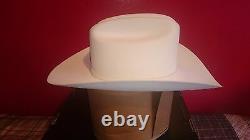 Stetson Western Wear Cowboy 100x White El Presidente Beaver & Cashmere Hat