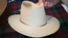 Stetson Xxx Beaver Quality Western Cowboy Hat With Last Drop Embroidered Liner