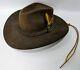 Stetson Xxxx 4x Beaver Brown Cowboy Western Hat Sz 7 With Jbs Pin