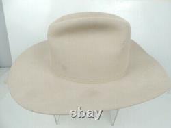 Stetson XXXXX (5X) Beaver Silverton Ranch Tan Western Cowboy Hat Size 7 1/2