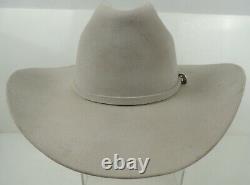 Stetson XXXXXX (6X) Beaver Silverton Western Cowboy Hat Size 7 3/8, Ivory