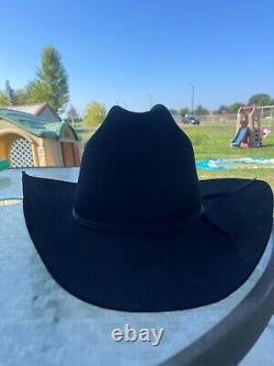Stetson rancher hat 4X Beaver size 7 black color